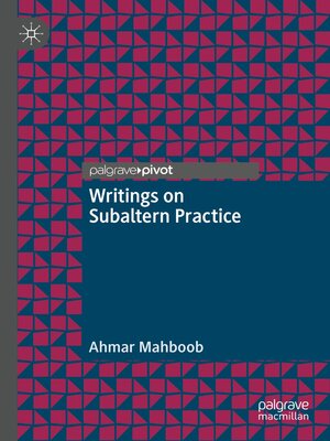 cover image of Writings on Subaltern Practice